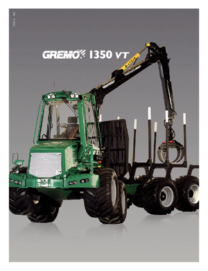 Šumski specijalni traktori Gremo 1350 VT