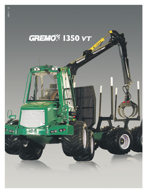 Šumski specijalni traktori Gremo 1350 VT