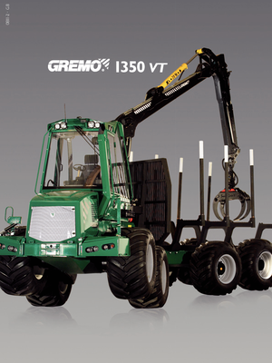 Šumski specijalni traktori Gremo 1350 VT