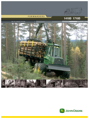 Šumski specijalni traktori John Deere 1410 D