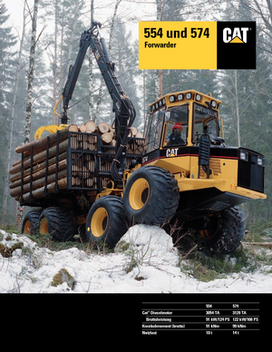Šumski specijalni traktori Caterpillar 574