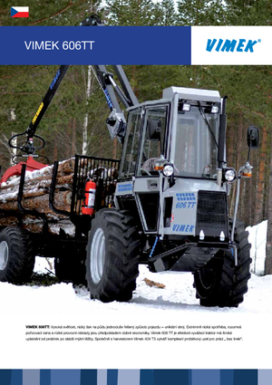 Šumski specijalni traktori Vimek 606 TT