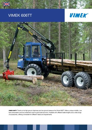 Šumski specijalni traktori Vimek 606 TT