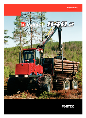 Šumski specijalni traktori Valmet 840.2