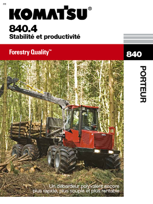 Šumski specijalni traktori Komatsu 840.4