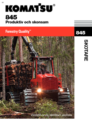 Šumski specijalni traktori Komatsu 845