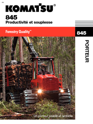 Šumski specijalni traktori Komatsu 845