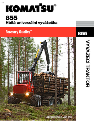 Šumski specijalni traktori Komatsu 855 6WD