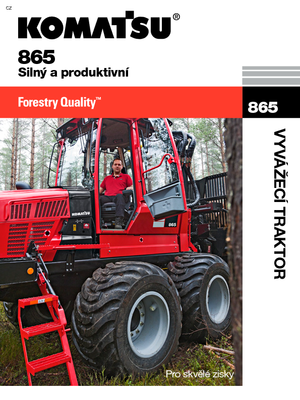 Šumski specijalni traktori Komatsu 865 8WD
