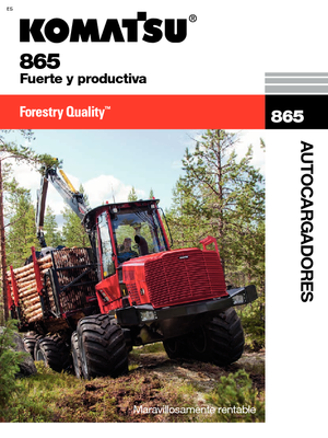 Šumski specijalni traktori Komatsu 865 8WD