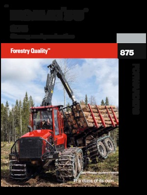 Šumski specijalni traktori Komatsu 875