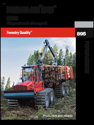 Šumski specijalni traktori Komatsu 895