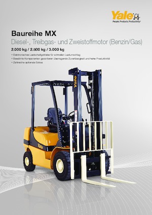 Dizelski viljuškari Yale GDP 25MX