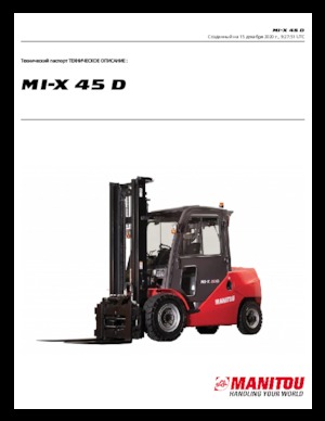 Dizelski viljuškari Manitou MI-X 45 D