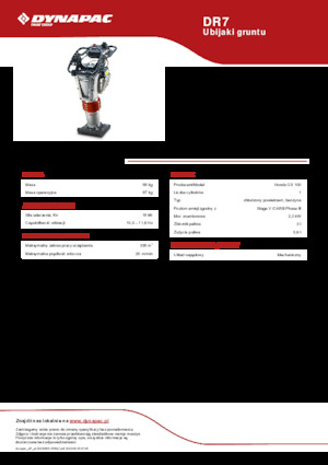 Nabijači na benzin i dizel Dynapac DR7