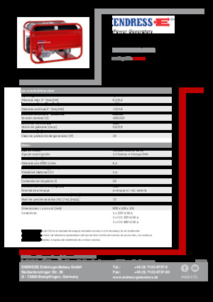 Benzinski generatori struje Endress ESE 606 DHS-GT ES