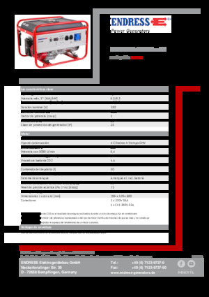 Benzinski generatori struje Endress ESE 606 HS-GT ES
