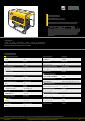 Benzinski generatori struje Wacker Neuson GP2500A