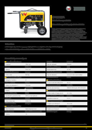 Benzinski generatori struje Wacker Neuson GP5600A