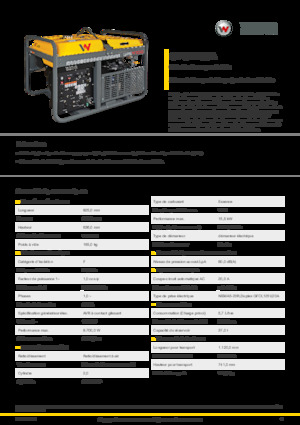 Benzinski generatori struje Wacker Neuson GP9700A