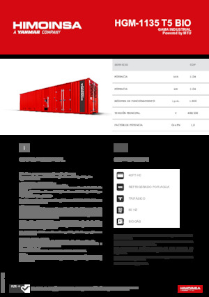 Benzinski generatori struje HIMOINSA HGM-1135 T5 BIO