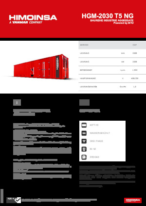 Benzinski generatori struje HIMOINSA HGM-2030 T5 NG
