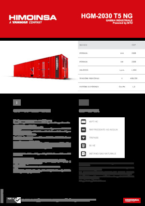 Benzinski generatori struje HIMOINSA HGM-2030 T5 NG