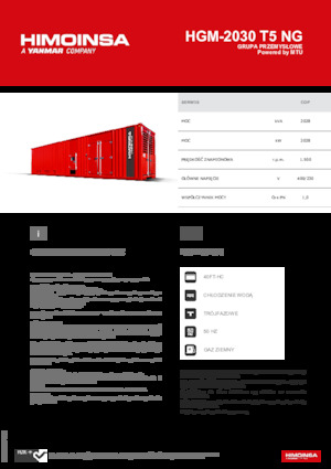 Benzinski generatori struje HIMOINSA HGM-2030 T5 NG