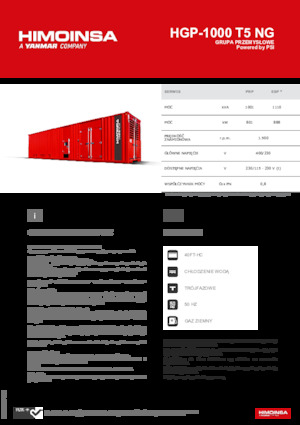 Benzinski generatori struje HIMOINSA HGP-1000 T5 NG