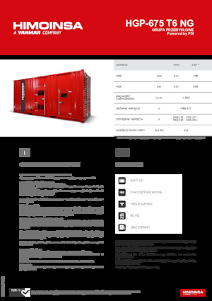 Benzinski generatori struje HIMOINSA HGP-675 T6 NG