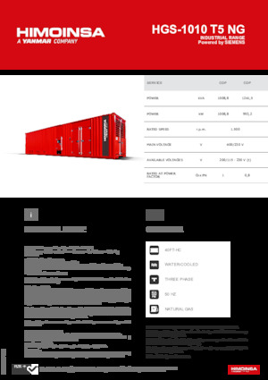 Benzinski generatori struje HIMOINSA HGS-1010 T5 NG