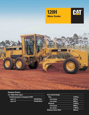 Grejderi Caterpillar 120H