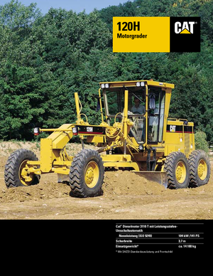 Grejderi Caterpillar 120H