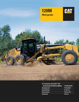 Grejderi Caterpillar 120M2