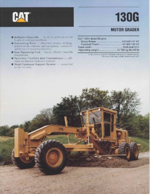 Grejderi Caterpillar 130G