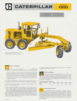 Grejderi Caterpillar 130G