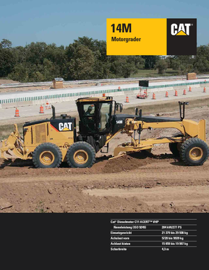 Grejderi Caterpillar 14M