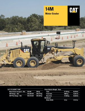 Grejderi Caterpillar 14M