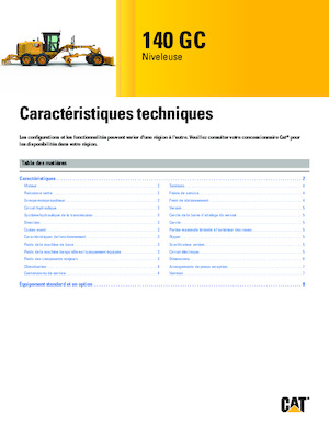 Grejderi Caterpillar 140 GC AWD