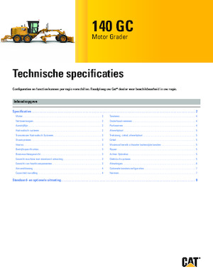 Grejderi Caterpillar 140 GC AWD