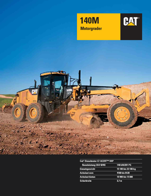 Grejderi Caterpillar 140M