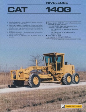 Grejderi Caterpillar 140G