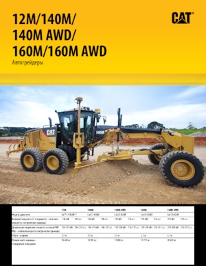 Grejderi Caterpillar 160M AWD