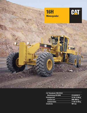 Grejderi Caterpillar 16H