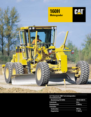 Grejderi Caterpillar 160H