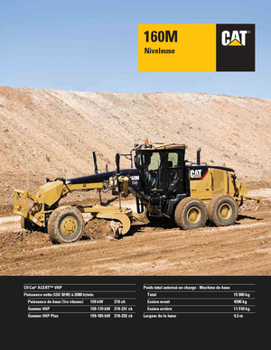 Grejderi Caterpillar 160M
