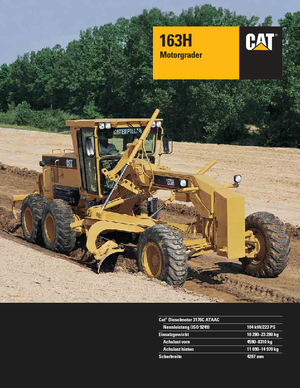 Grejderi Caterpillar 163H