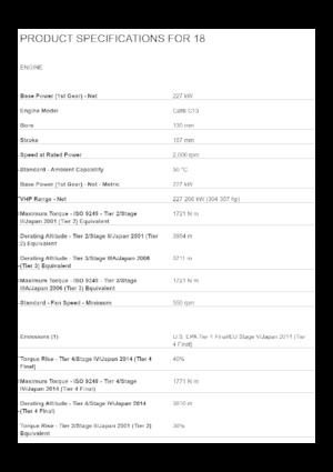 Grejderi Caterpillar 18