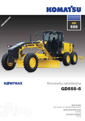 Grejderi Komatsu GD555-5