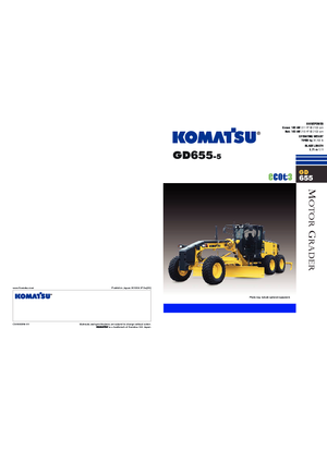 Grejderi Komatsu GD655-5